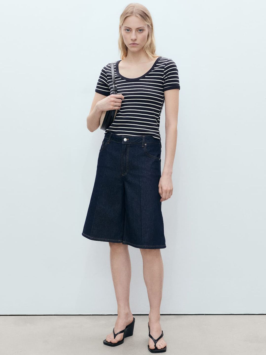 Striped Pure Cotton Nautical T-shirt