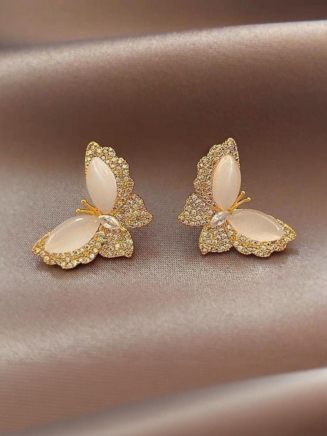 MEENAZ Animal Shaped Studs Earrings