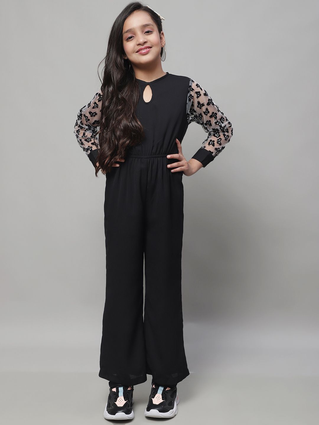 JAKANARY Girls Basic Jumpsuit