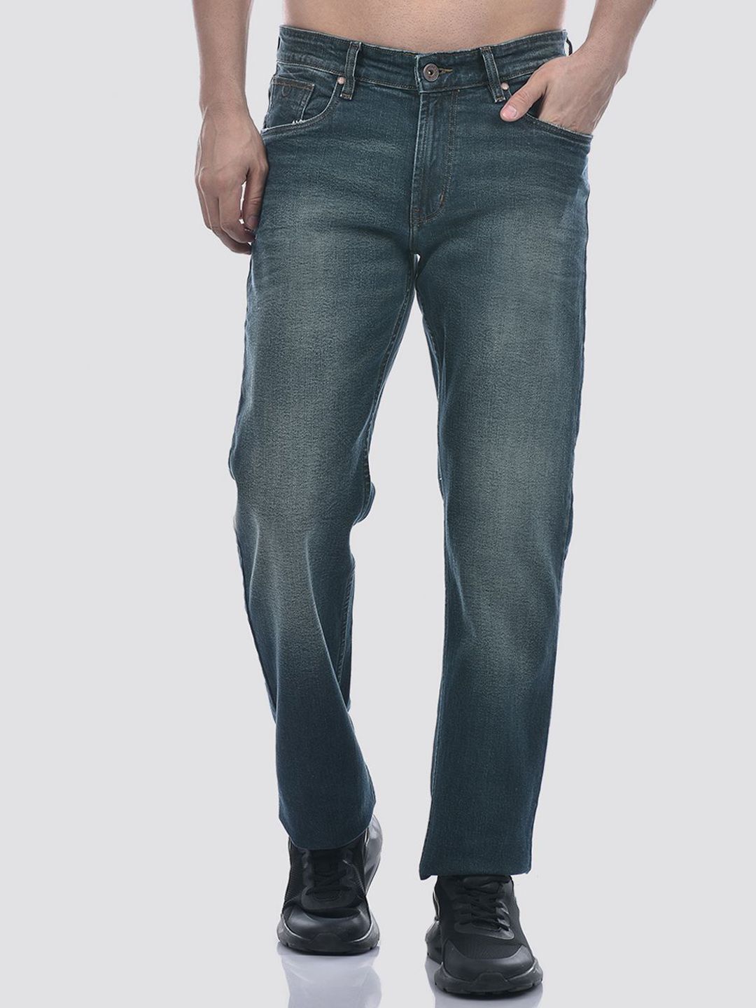 Numero Uno Men Regular Fit Mid-Rise Light Fade Stretchable Jeans