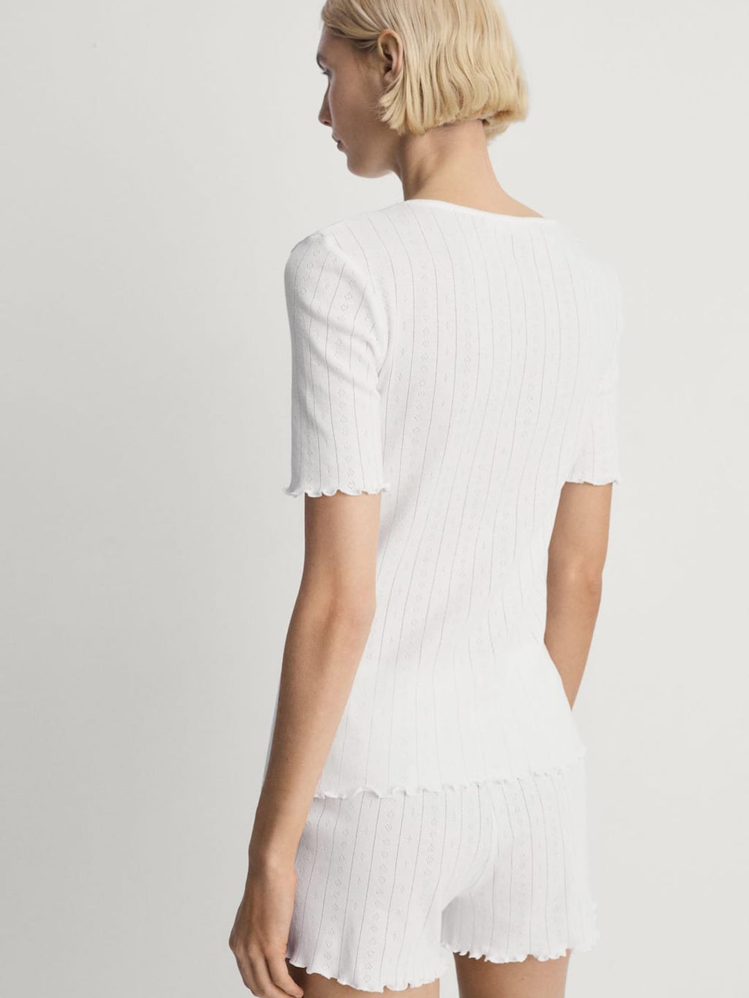 Self Design Pure Cotton Lounge T-shirt
