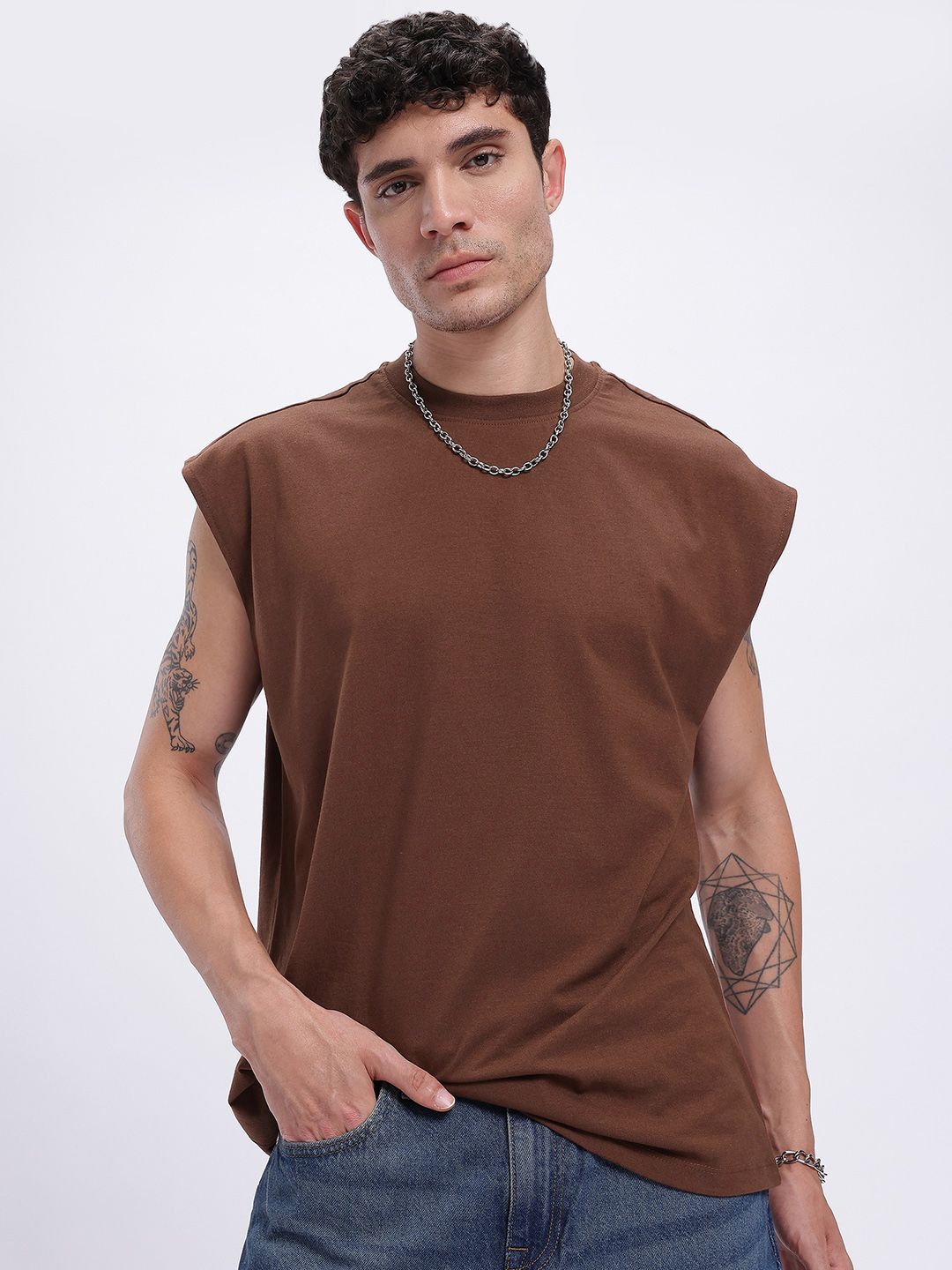glitchez Extended Sleeves Oversized T-shirt