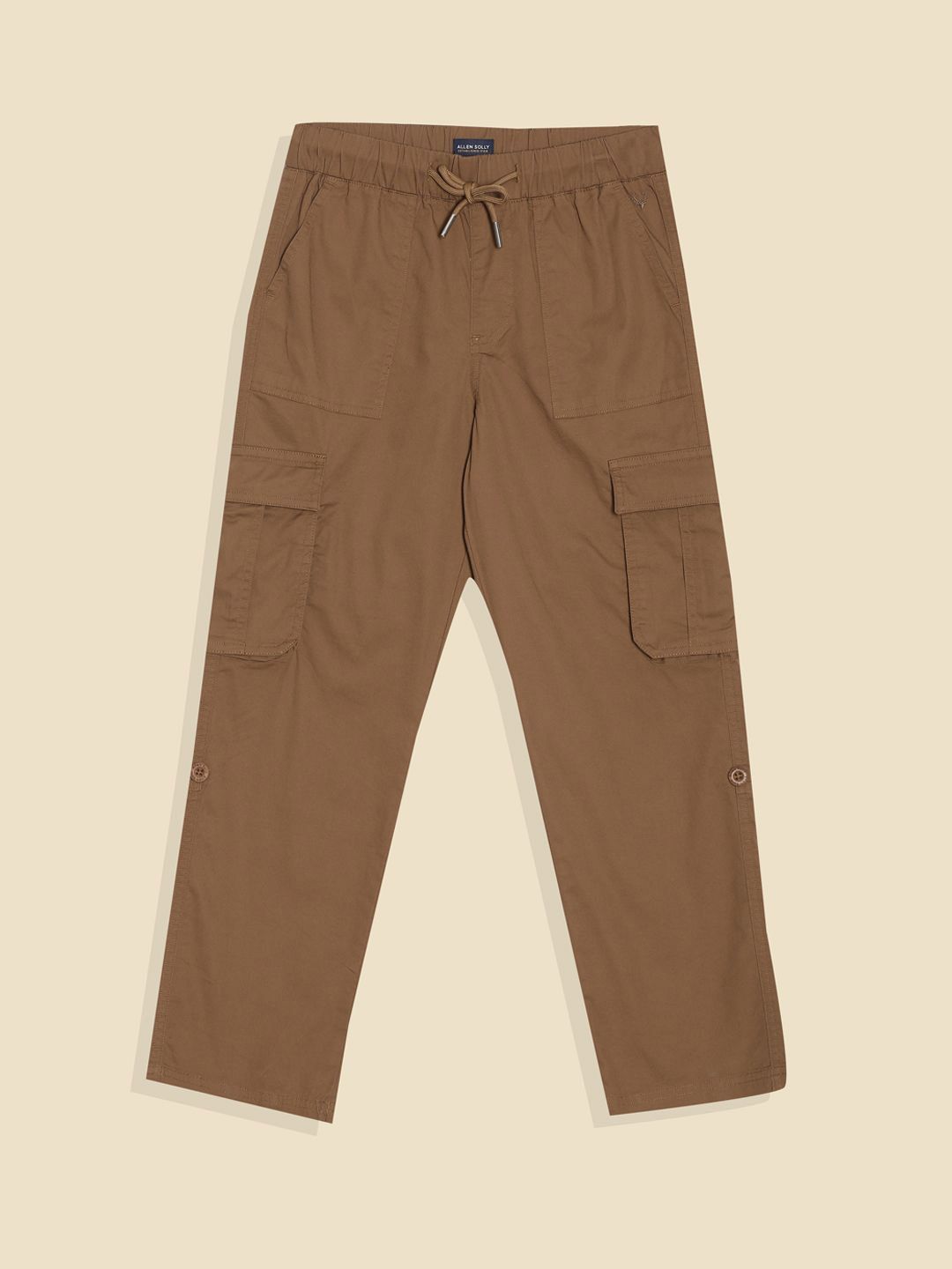 Allen Solly Junior Boys Regular Fit Mid-Rise Trousers