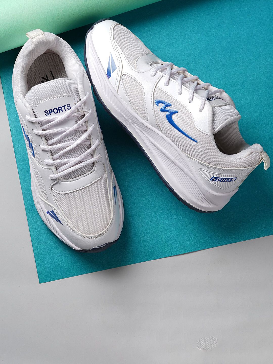 Spotwalk Men Mesh Running Non-Marking Shoes