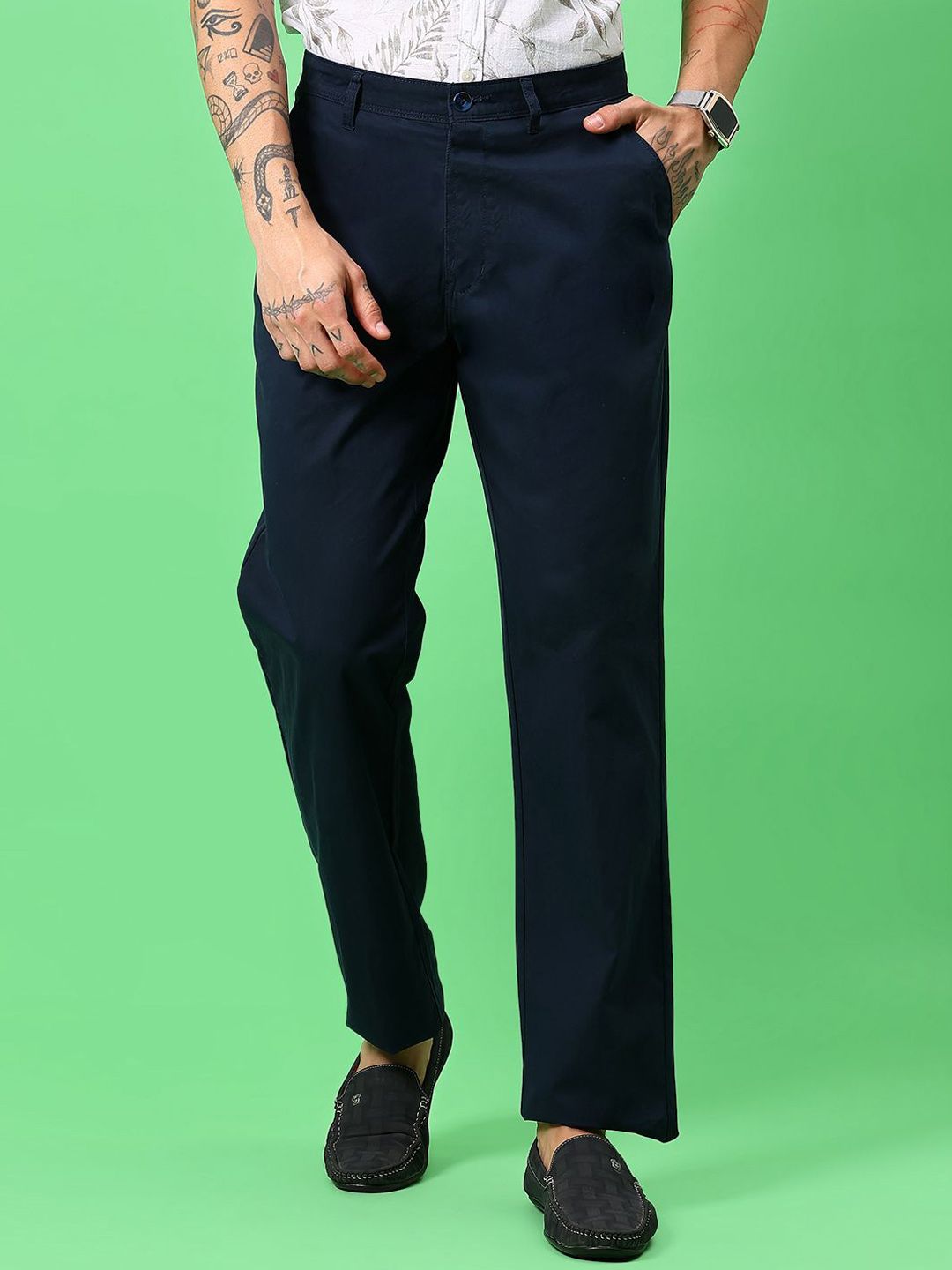 V-Mart Men Regular Fit Cotton Trouser