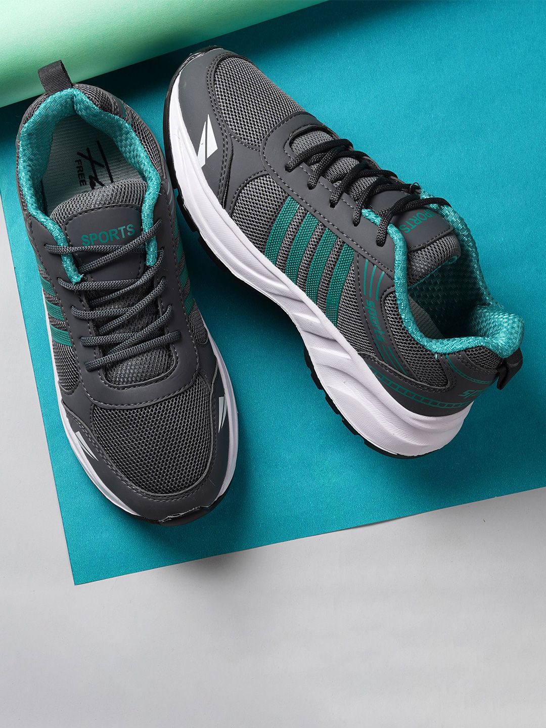 Spotwalk Men Mesh Running Non-Marking Shoes