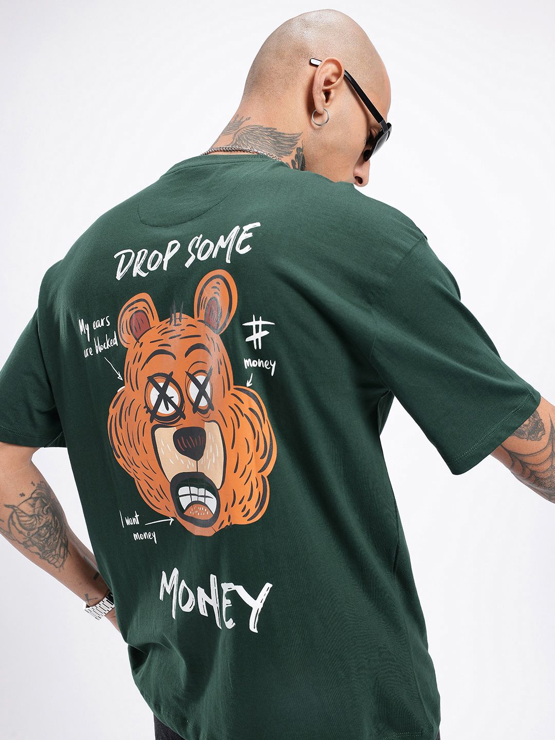 glitchez Printed Oversized T-shirt