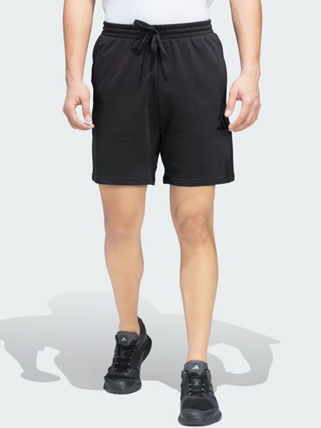 ADIDAS ADIDAS Men Pure Cotton Mid Rise Shorts