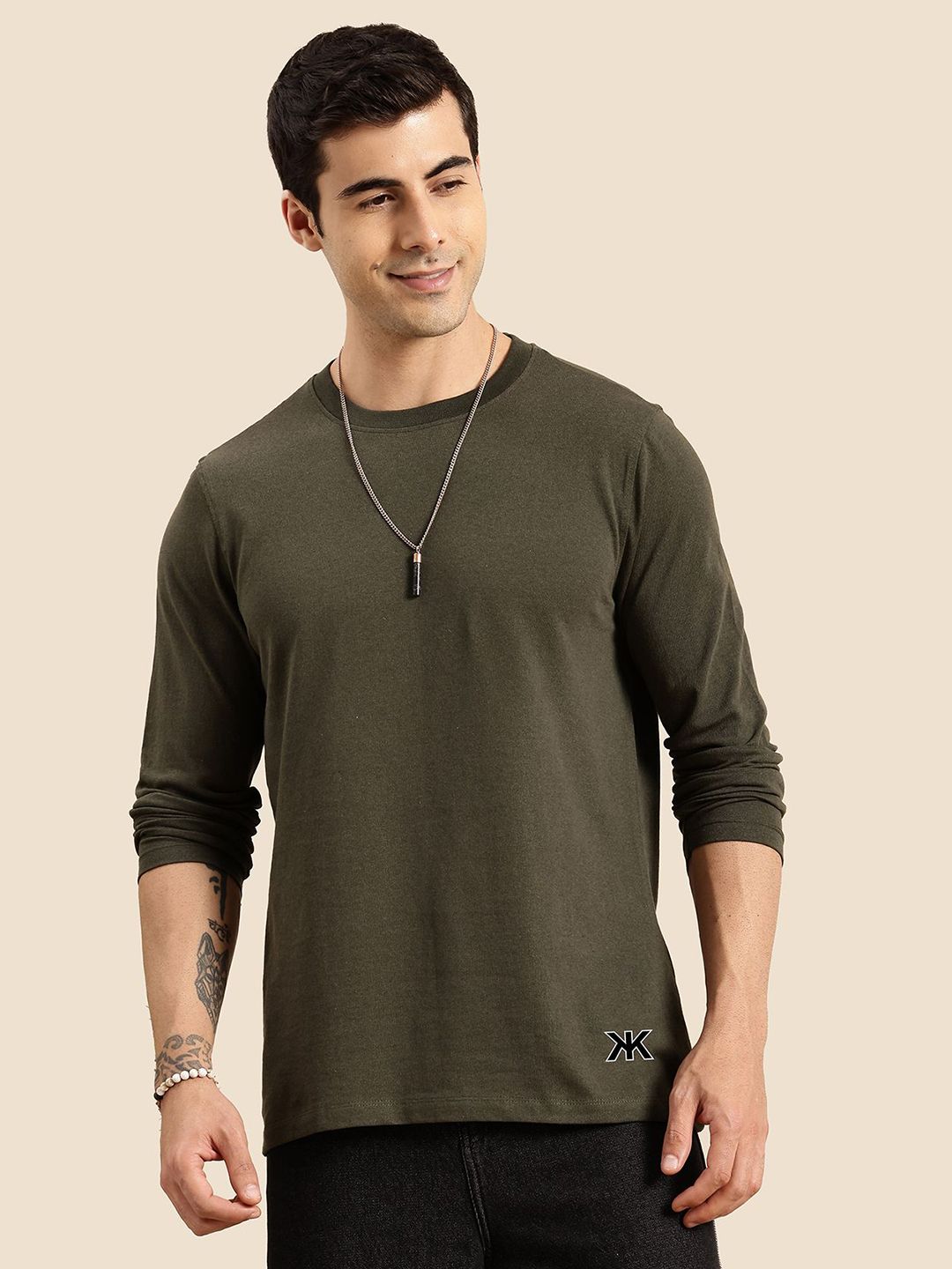 Buy Kook N Keech Long Sleeves Cotton T-shirt - Tshirts for Men