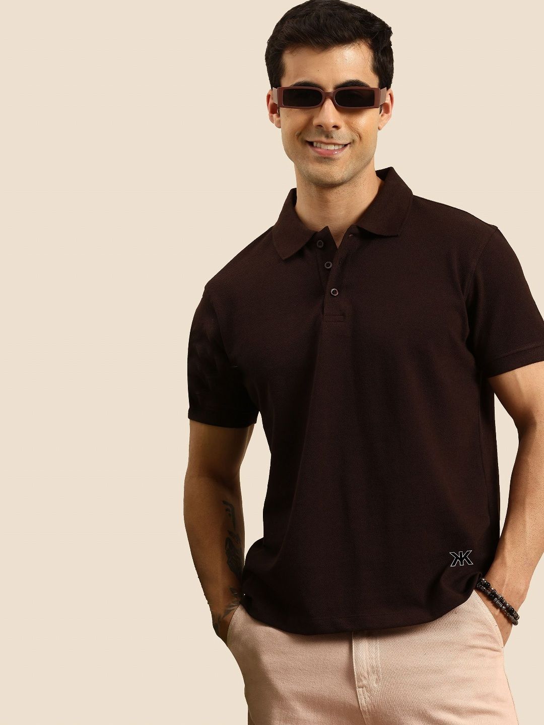 Kook N Keech Polo Collar Cotton T-shirt