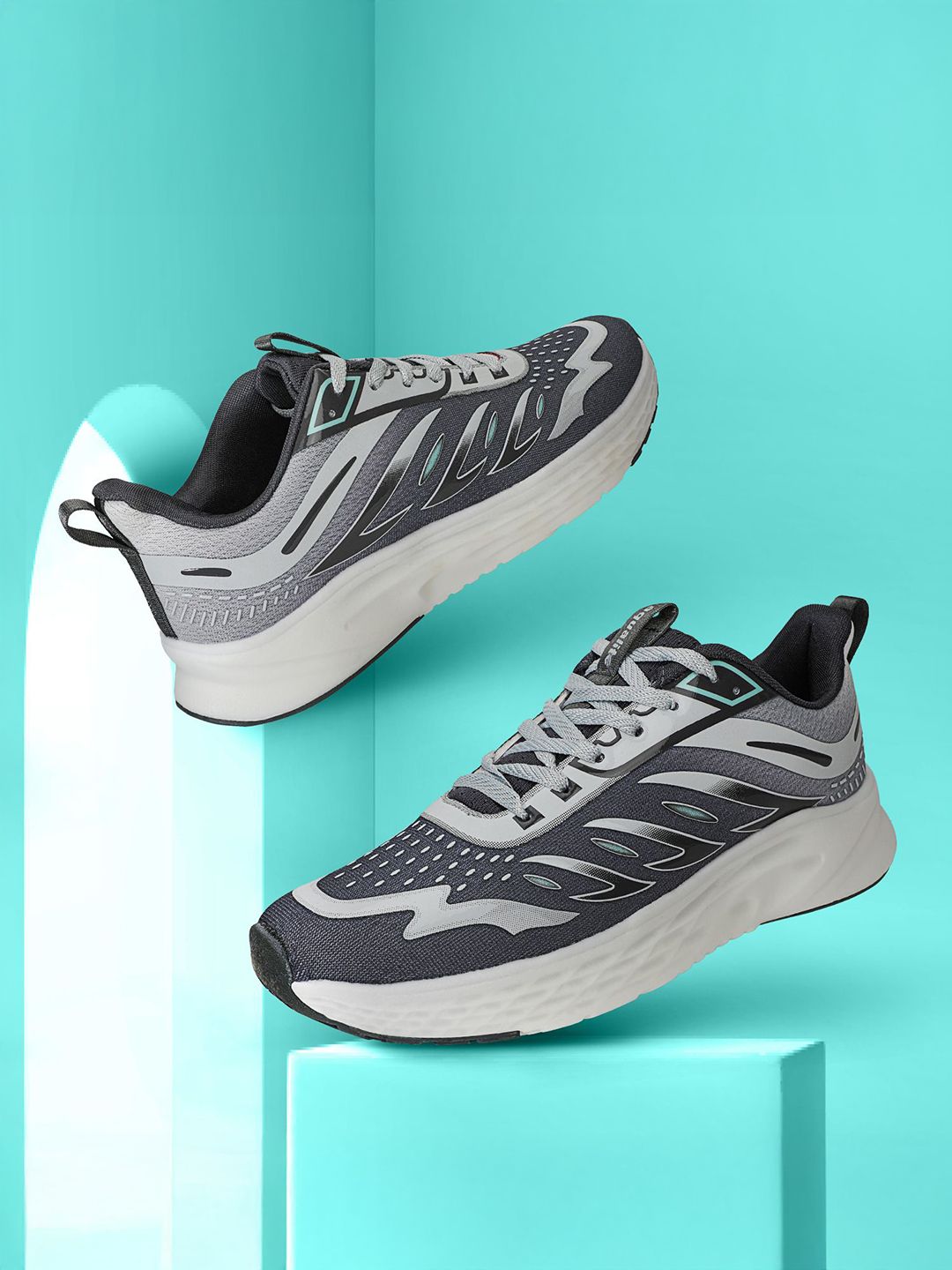 Aqualite Men Textile Walking Shoes