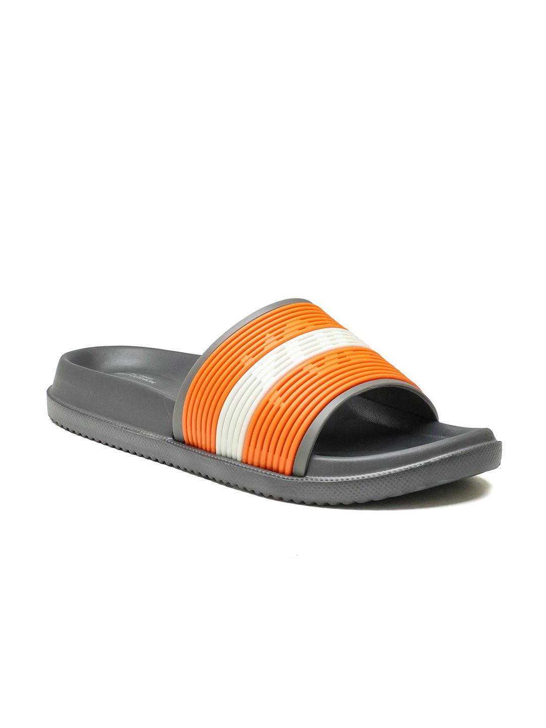 ASIAN Men Striped Sliders Flip Flops