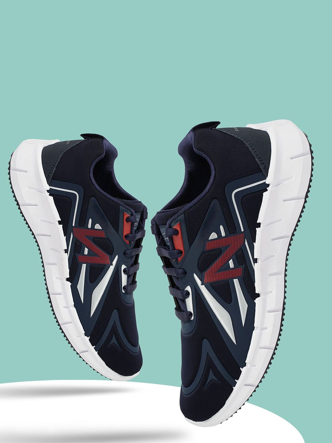 Spotwalk Men Mesh Running Non-Marking Shoes