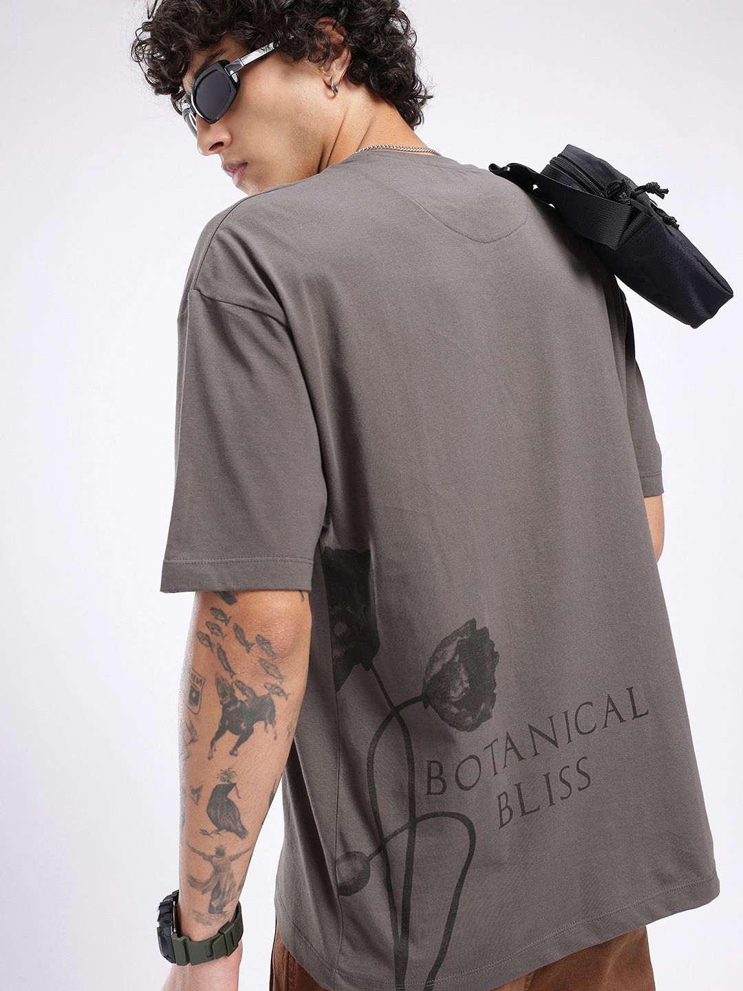 glitchez Printed Oversized T-shirt
