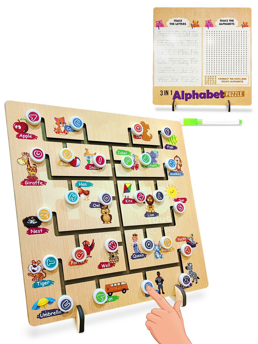 WEMBLEY Kids Scratch Resistant Puzzles Activity Toys and Games