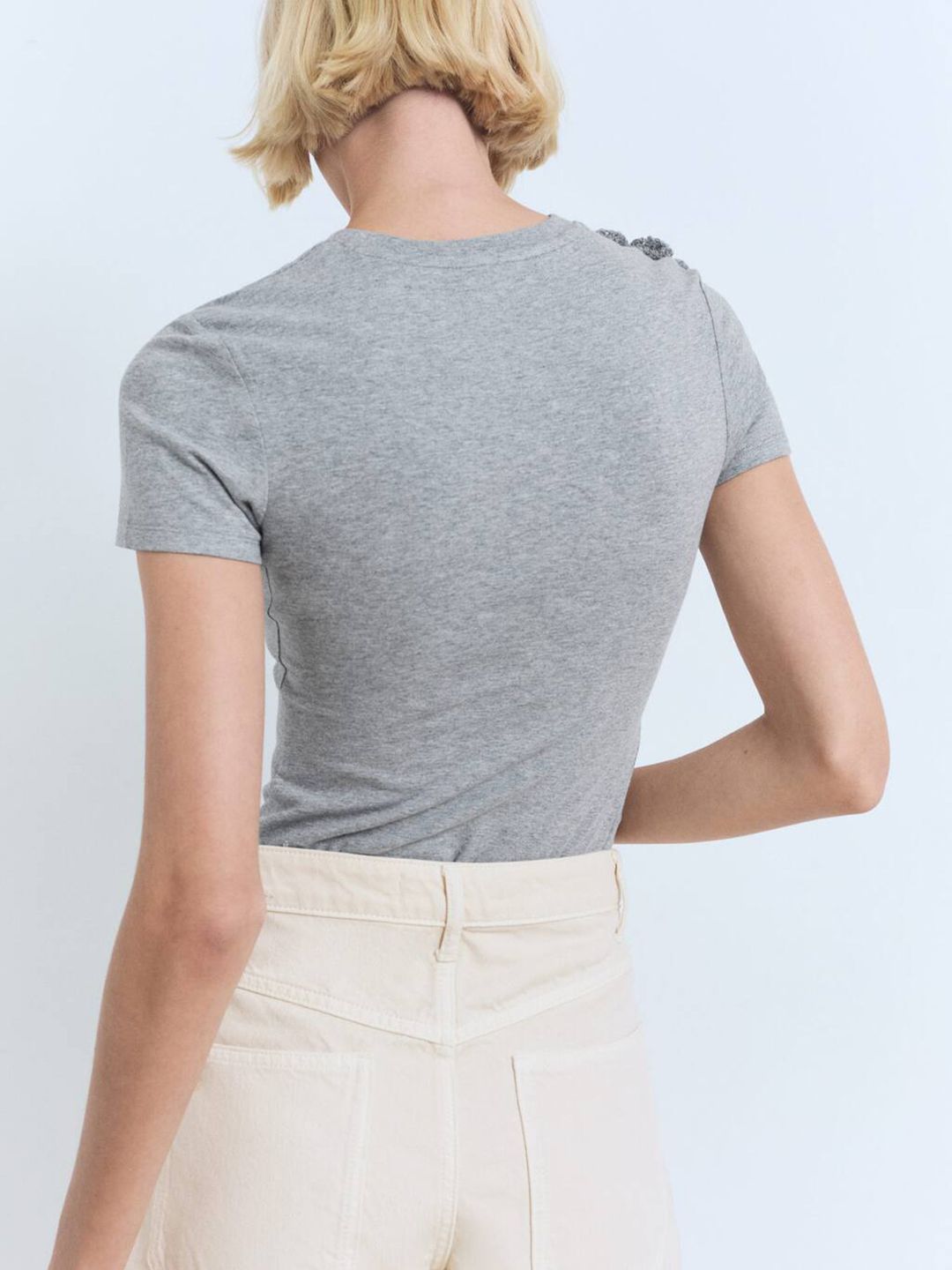 Floral Applique T-shirt