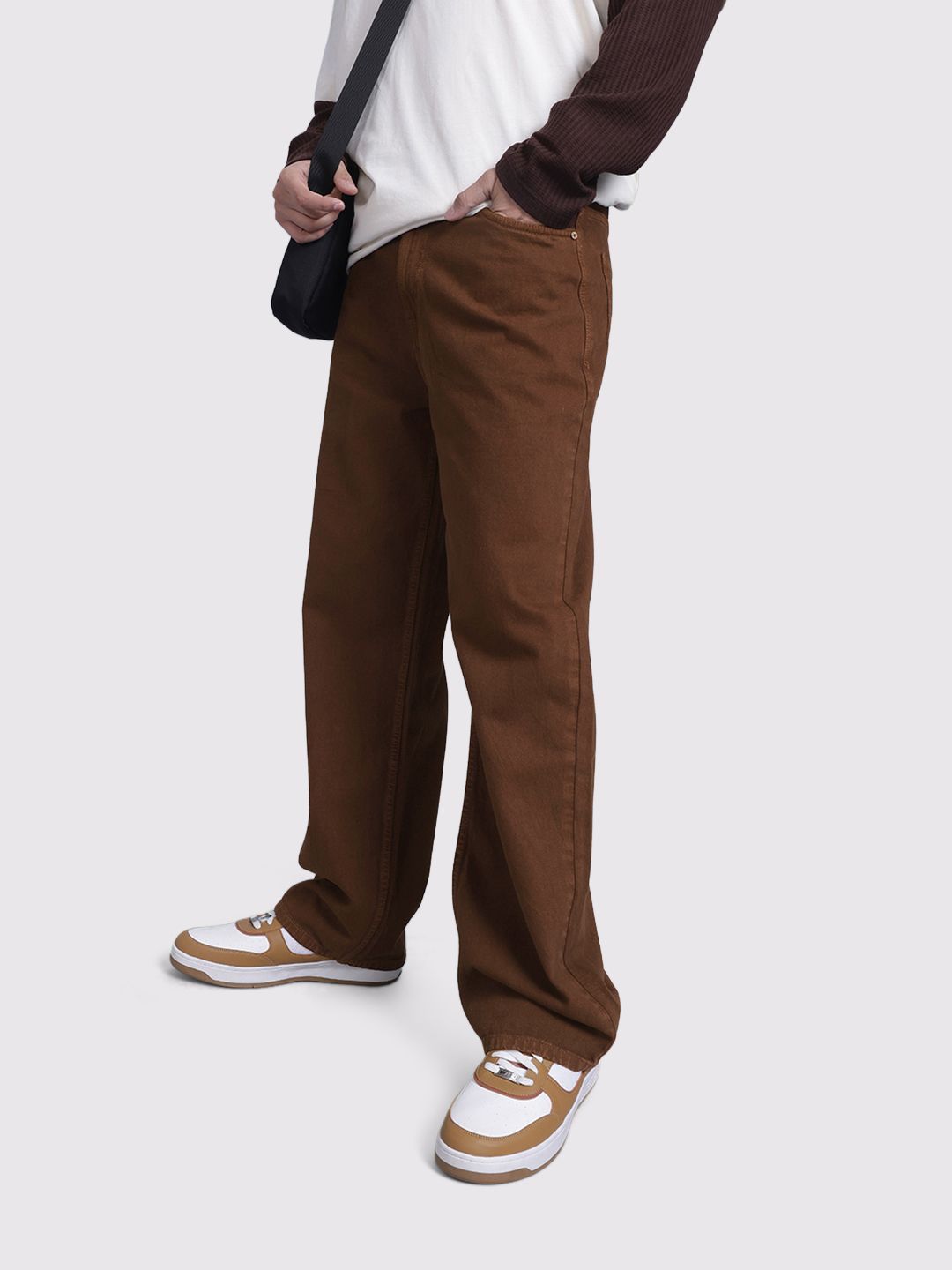 The Roadster Life Co. Men Wide Leg Jeans