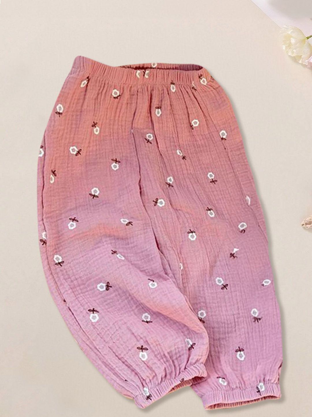FOREVER FRIDAY Girls Printed Relaxed Trousers