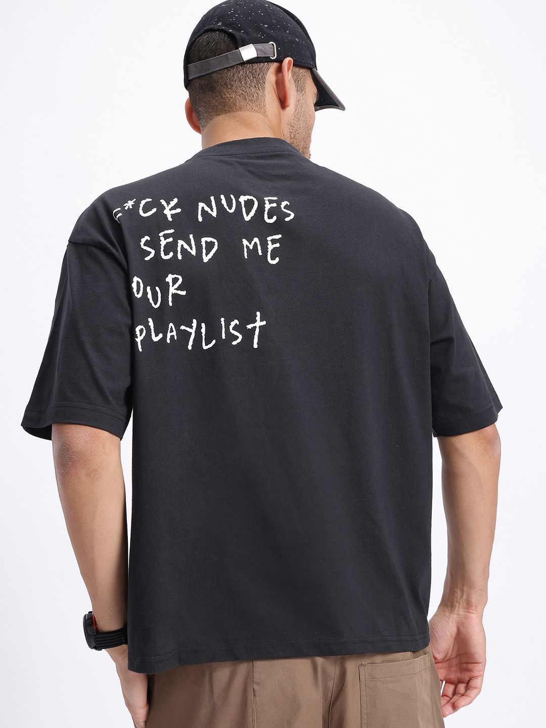 glitchez Printed Oversized T-shirt