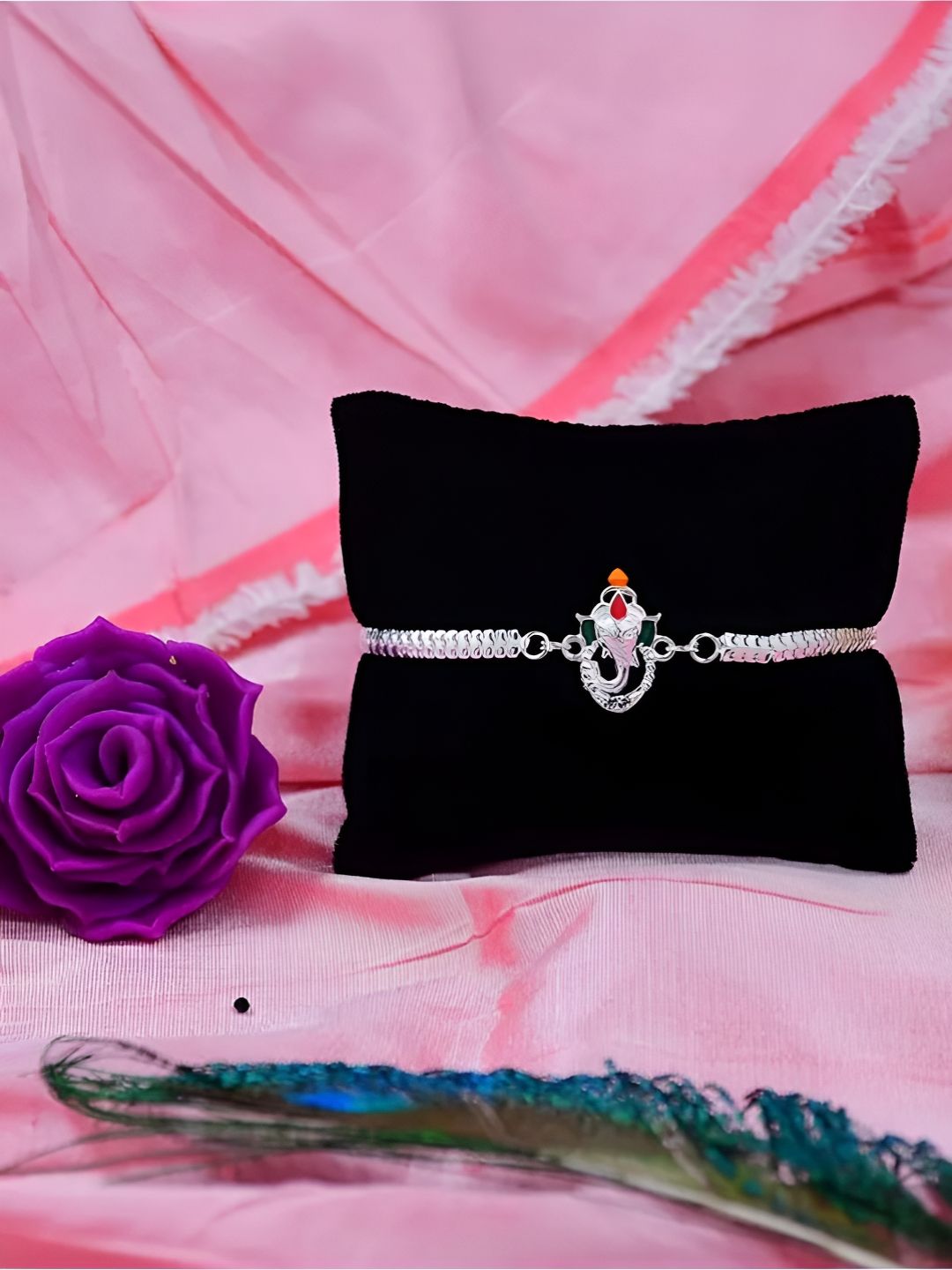 DeoDap Roli & Chaval Greeting Card Coin Rakhi Gift Set deal from myntra