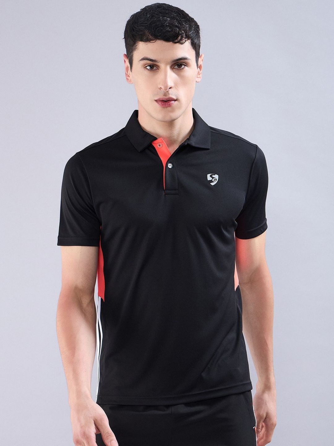 SG Polo Collar Short Sleeves Sports T-shirt