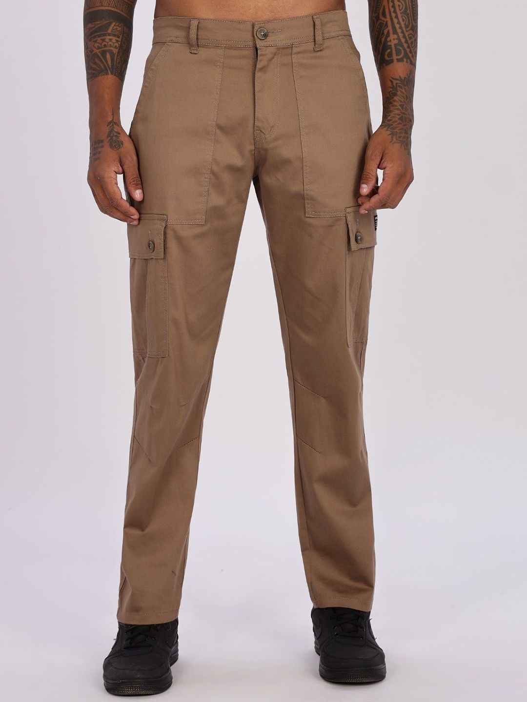 BEVDAAS Men Comfort Relaxed Fit Mid-Rise Stretchable Jeans