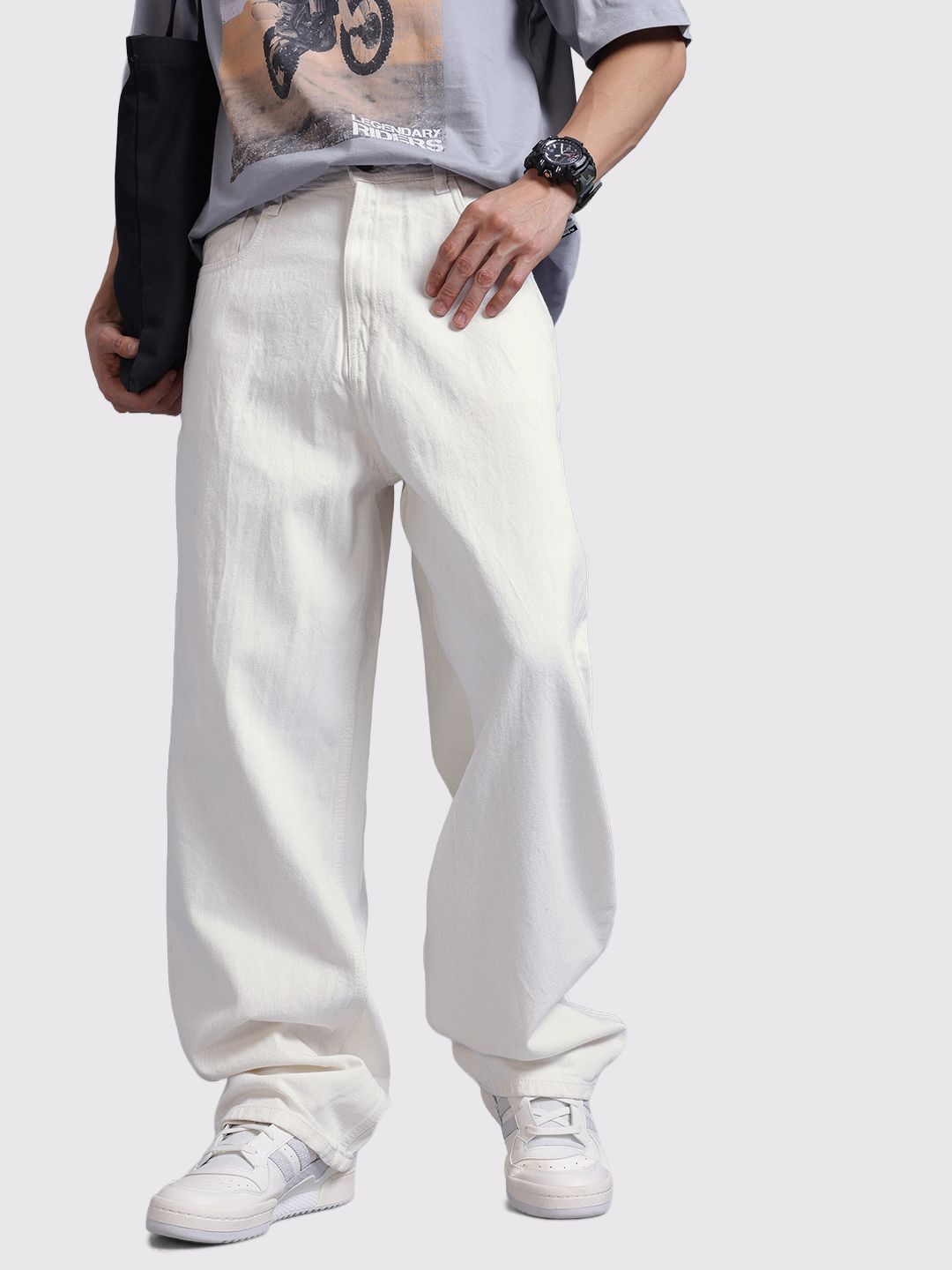 The Roadster Life Co. Men Loose Baggy Jeans