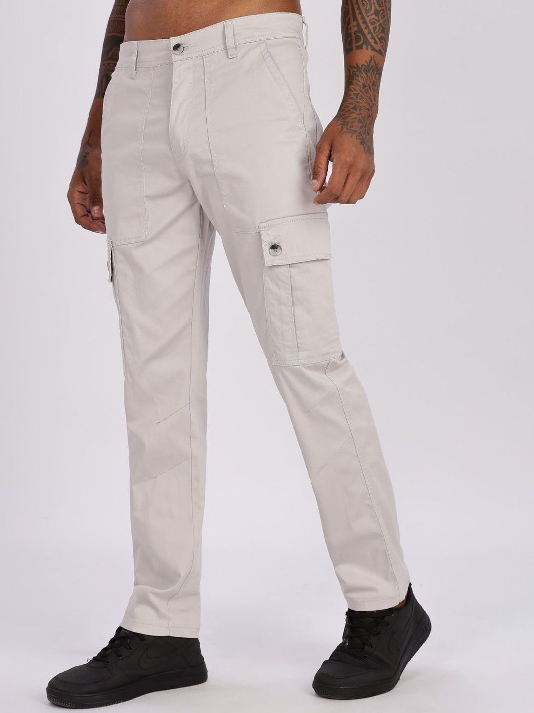 BEVDAAS Men Comfort Relaxed Fit Mid-Rise Stretchable Jeans