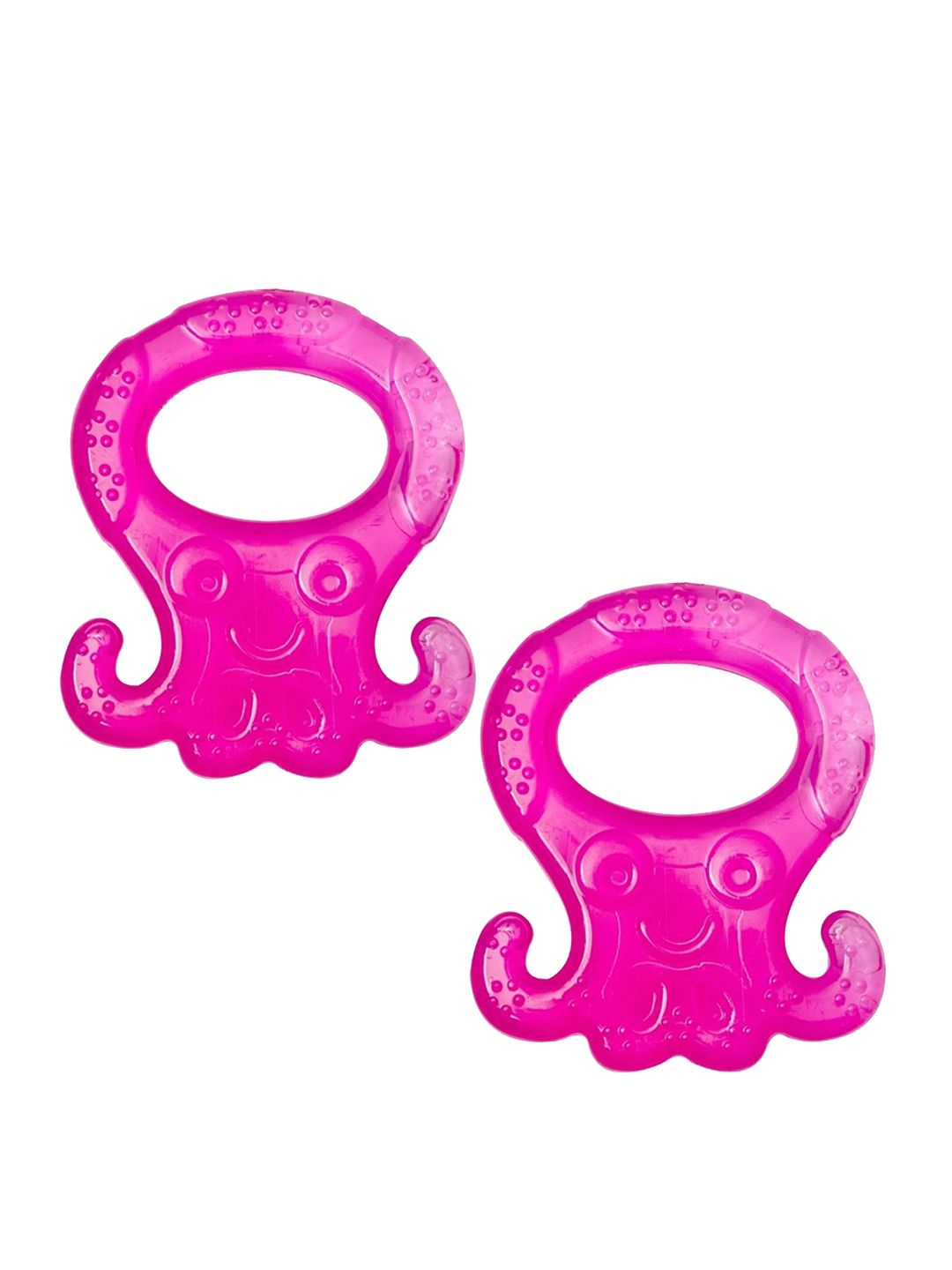 Adore Set Of 2 Luscious Water Filled Eva Teether- Pink