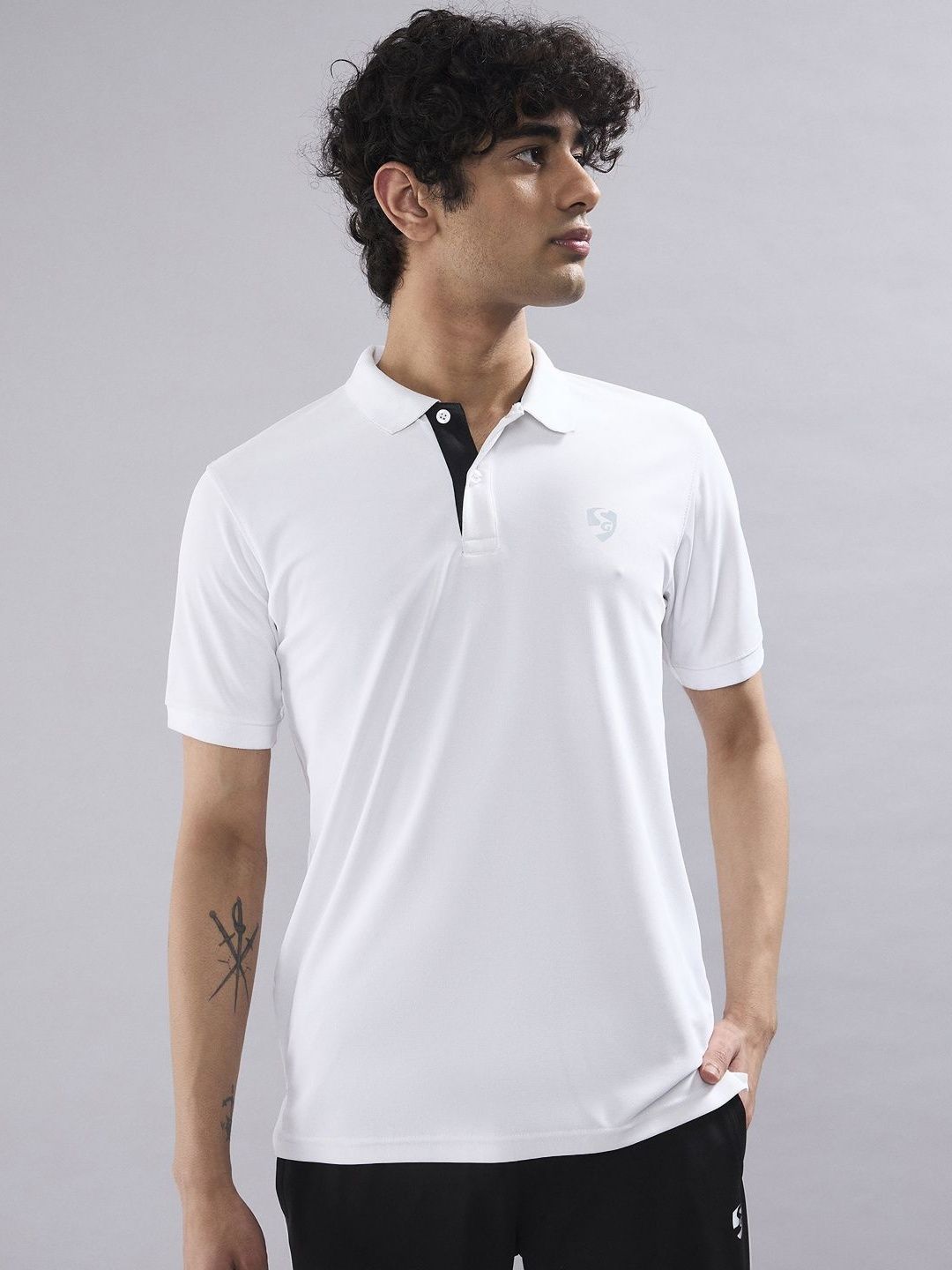 SG Men Polo Collar Regular Fit Short Sleeves T-shirt