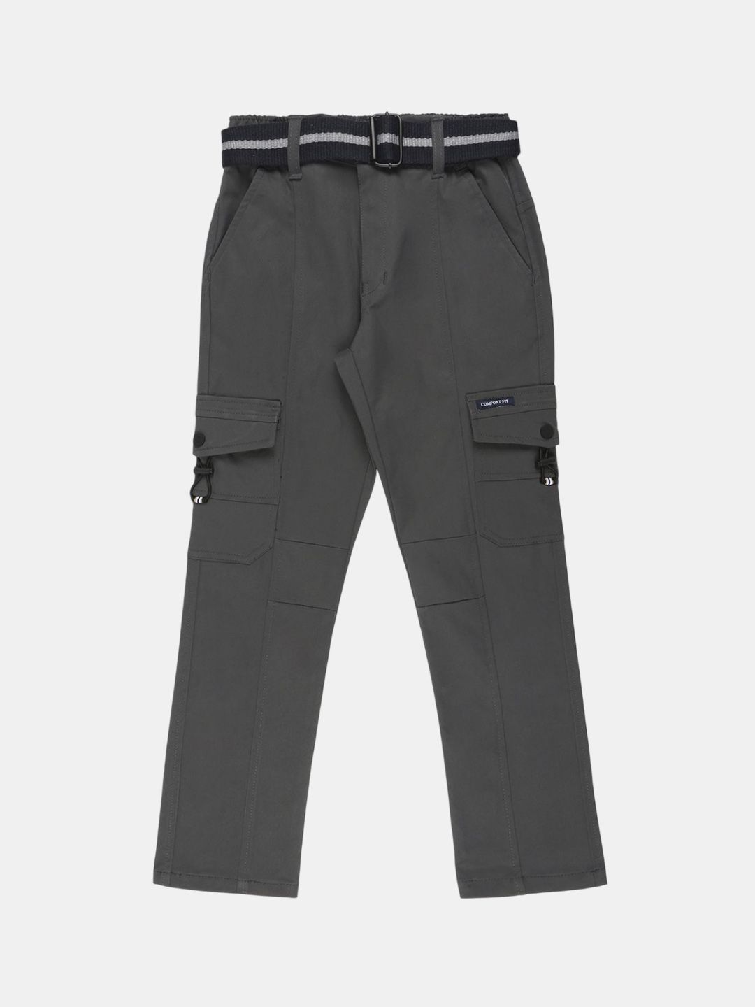 CAVIO Boys Regular Fit Mid-Rise Cargos Trousers