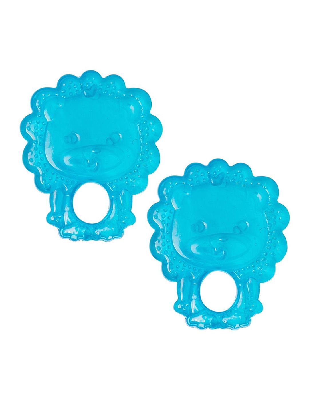Adore Set Of 2 Luscious Water Filled Eva Teether- Blue