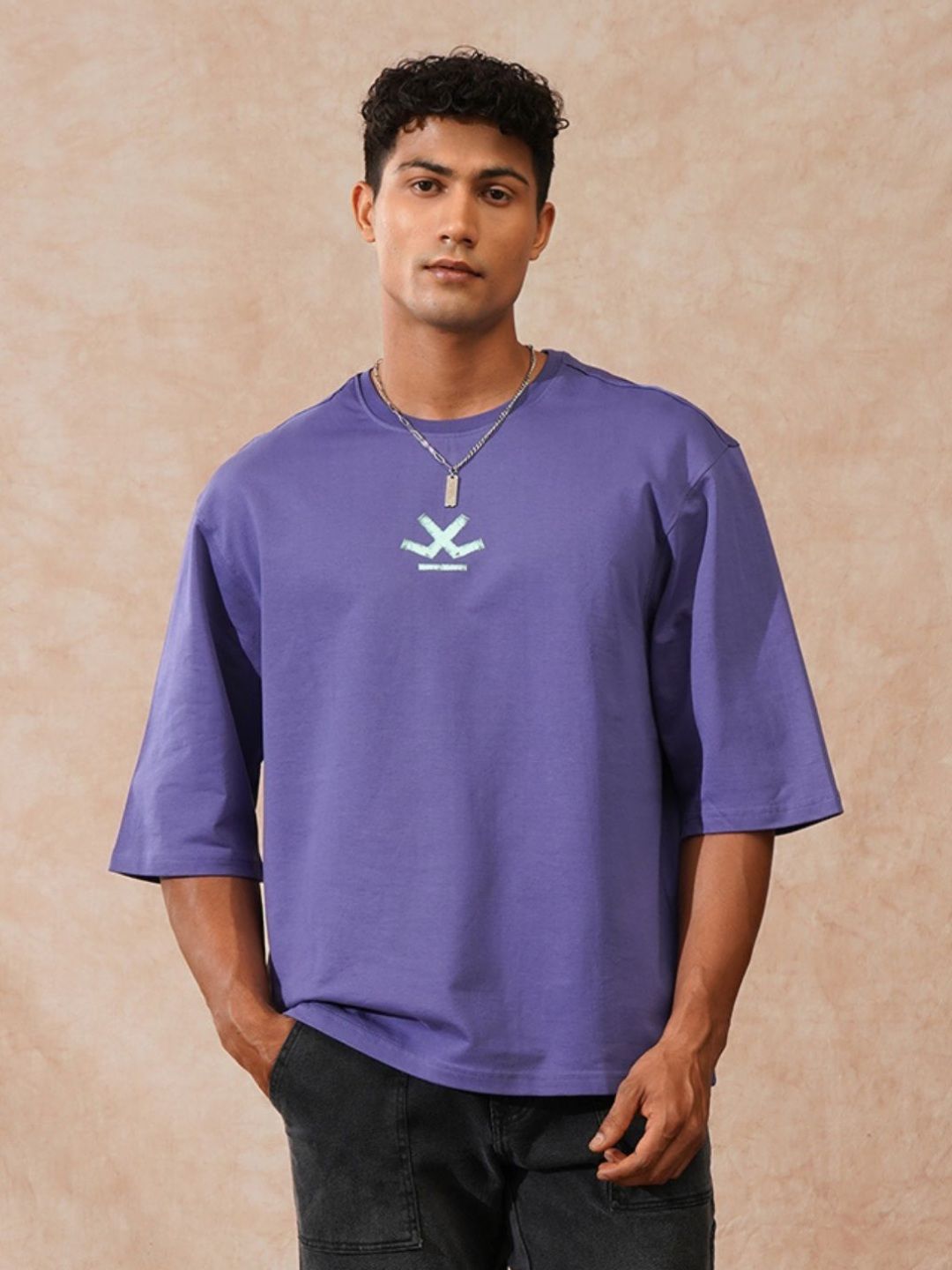 WROGN WROGN Men Solid Round Neck T-shirt