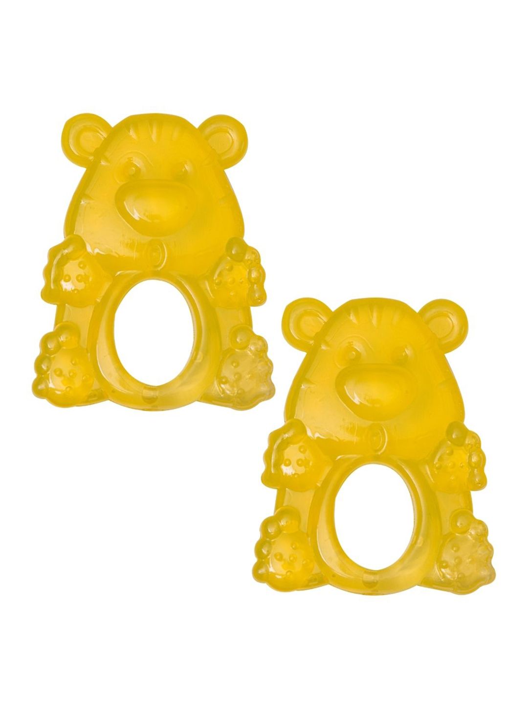 Adore Set Of 2 Luscious Water Filled Eva Teether- Yellow
