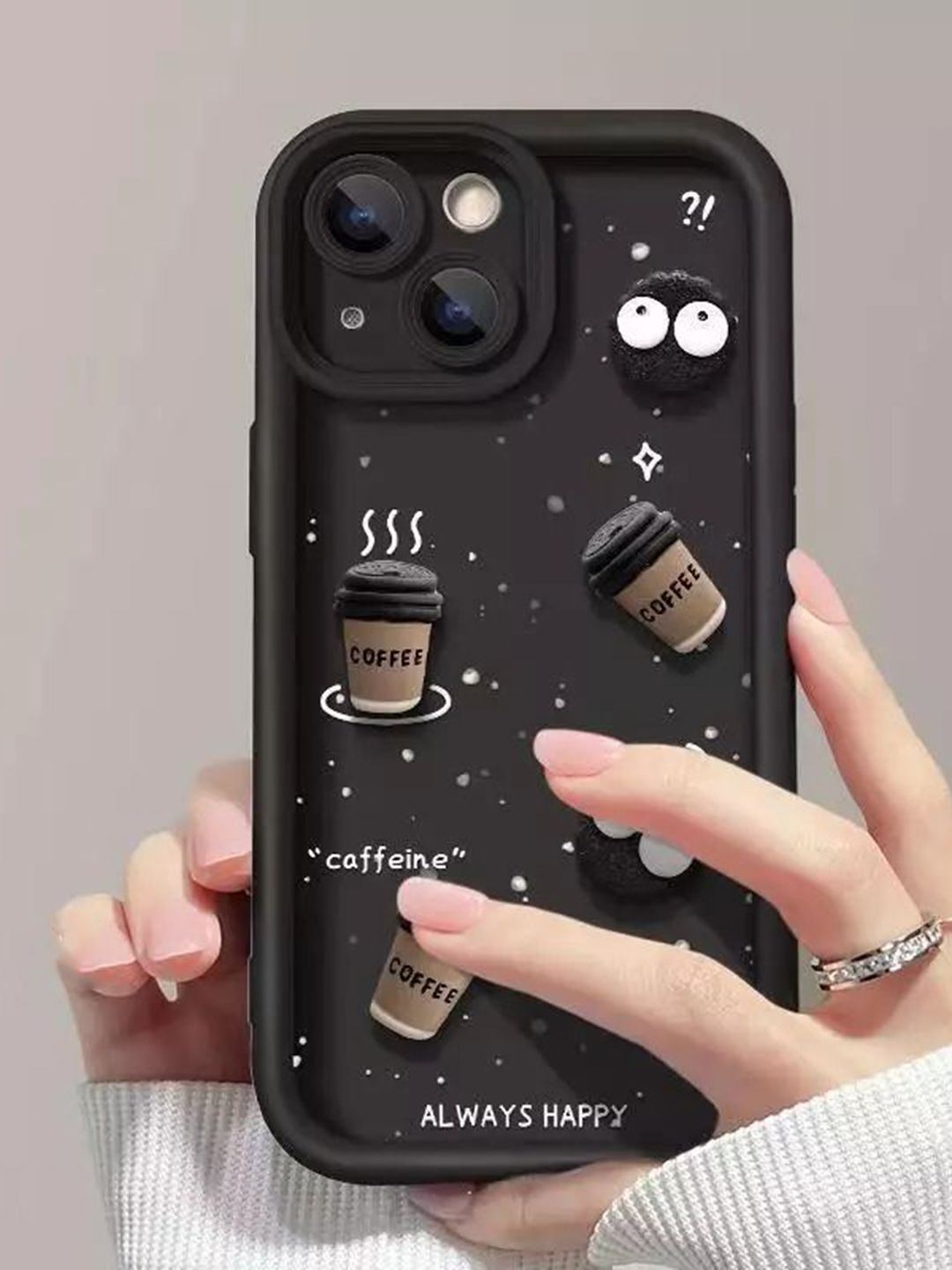 CASE CREATION Women Cartoon Characters Printed iPhone 15 Pro Back Case Mobile Accessories