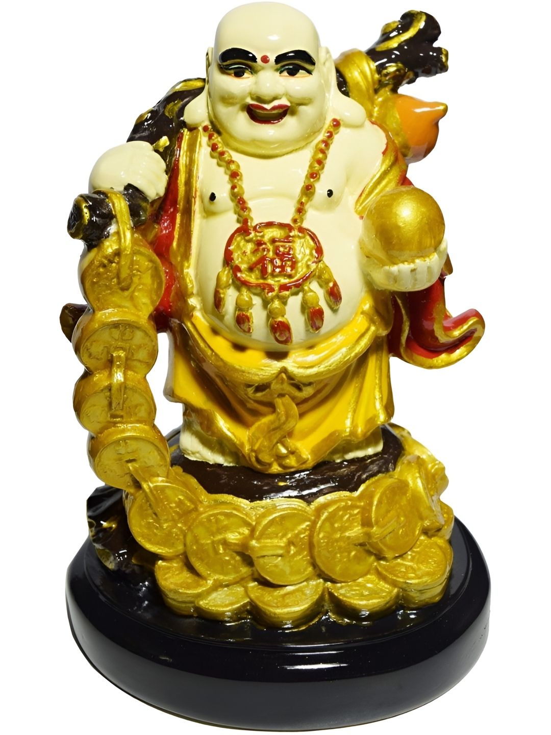 Aura Gold Polyresin Natural Home Office Small Showpiece - 7.1 Inches