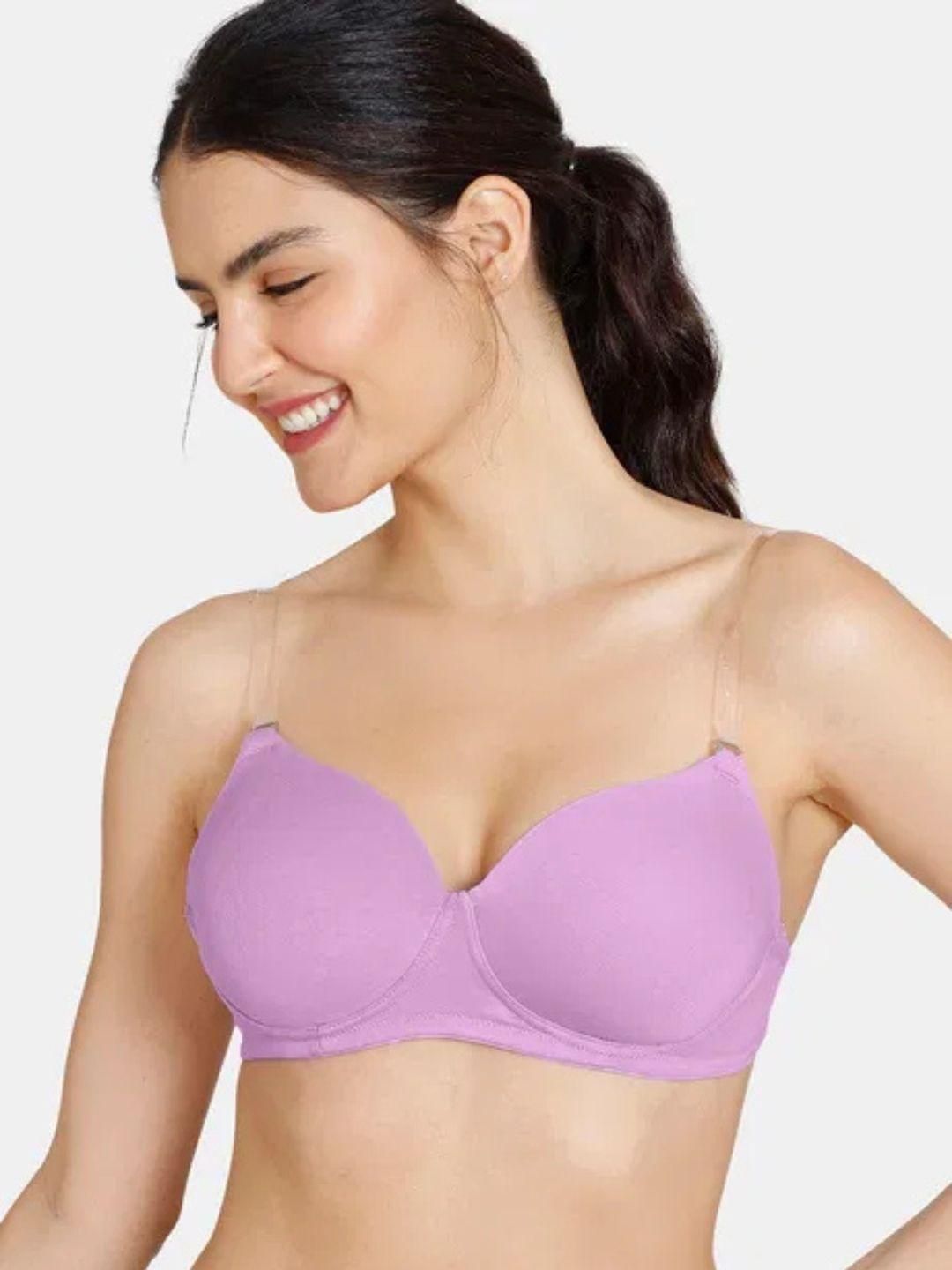 BEWILD Solid Lightly Padded Cotton Bra