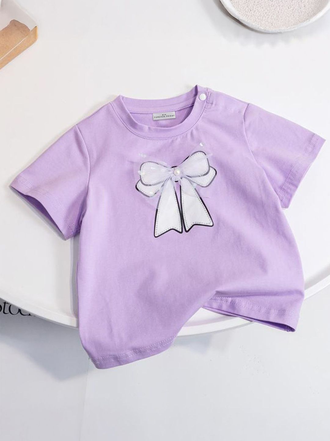 FOREVER FRIDAY Girls Printed Cotton Top deal from myntra