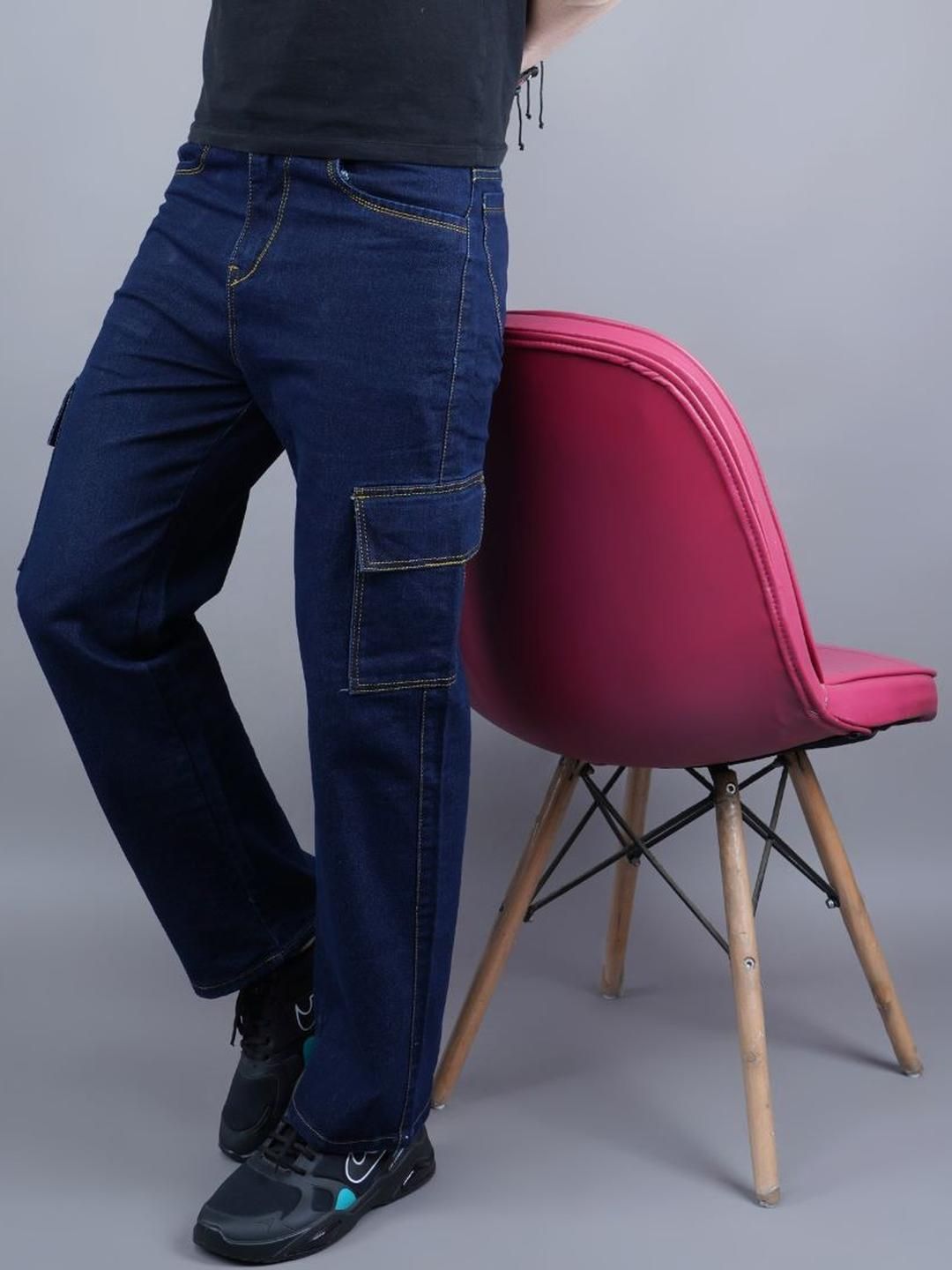 SZN Men Classic Boyfriend Fit Mid-Rise Stretchable Jeans