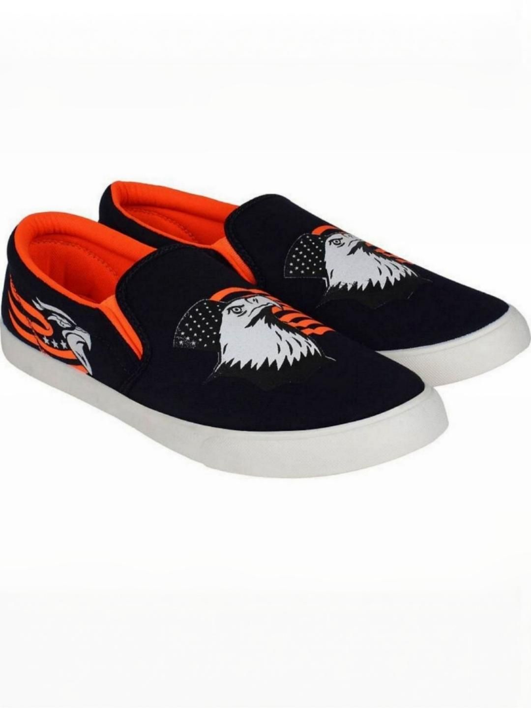 HOTSTYLE Men Orange Canvas Sports Shoes