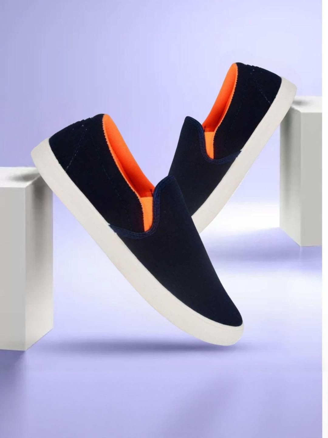 HOTSTYLE Men Orange Canvas Sports Shoes