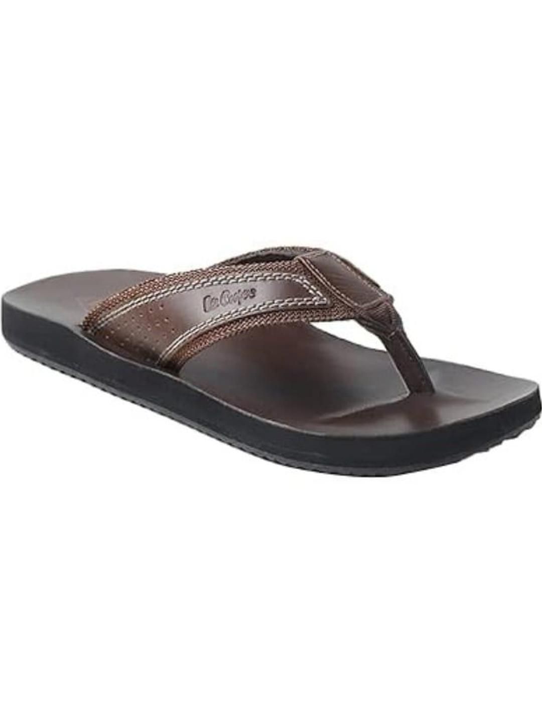 Lee Cooper Men Brown Synthetic Thong Flip-Flops