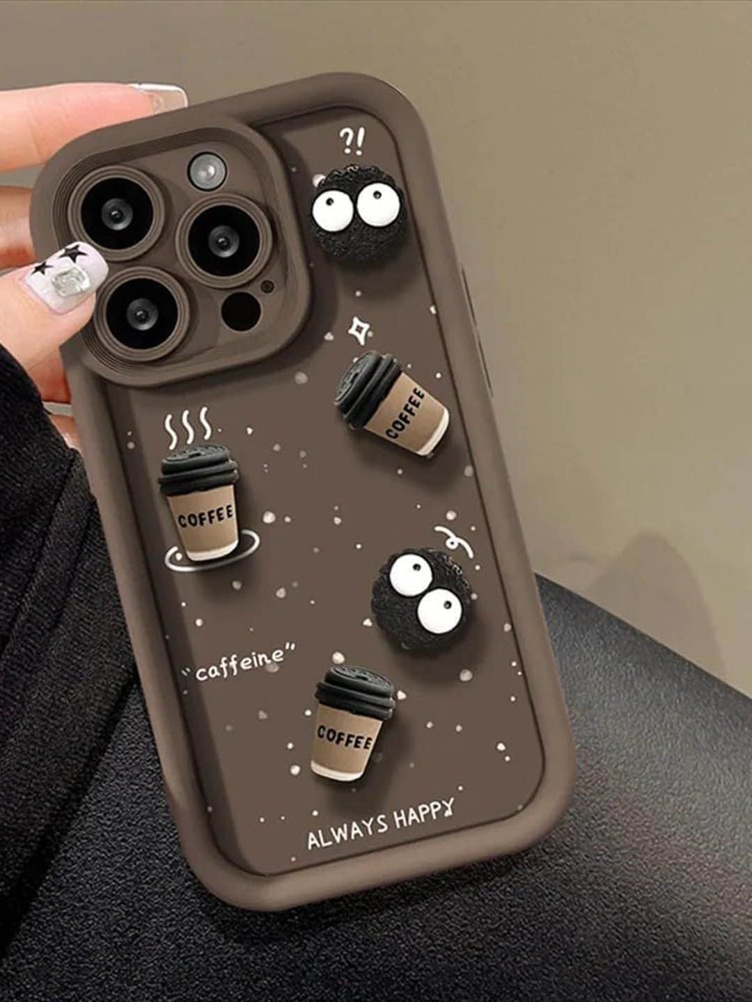 CASE CREATION Quirky Printed iPhone 16 Pro Max Bumper Case Mobile Accessories