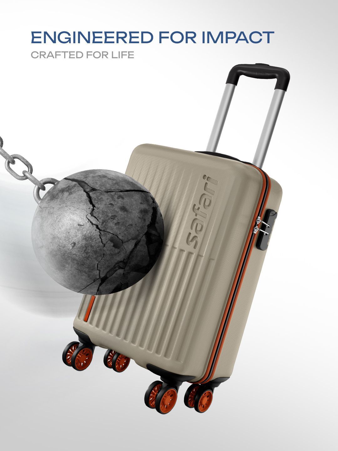 Buy Safari Astra Neo Textured Hard-Sided Trolley Bag - Trolley Bag