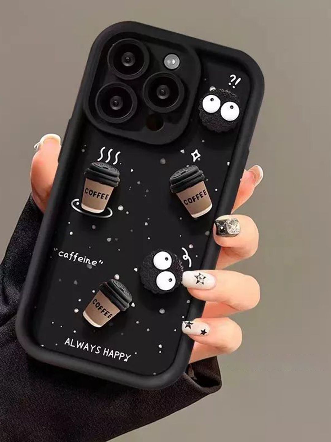 CASE CREATION Cartoon Characters Printed iPhone 16 Pro Max Bumper Case Mobile Accessories