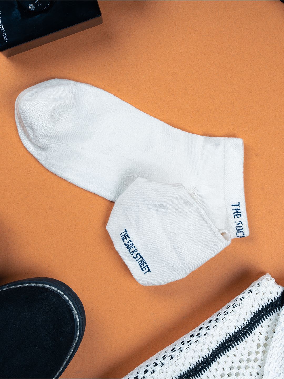 The Sock Street Pack Of 3  Cotton Shoe Ankle Socks