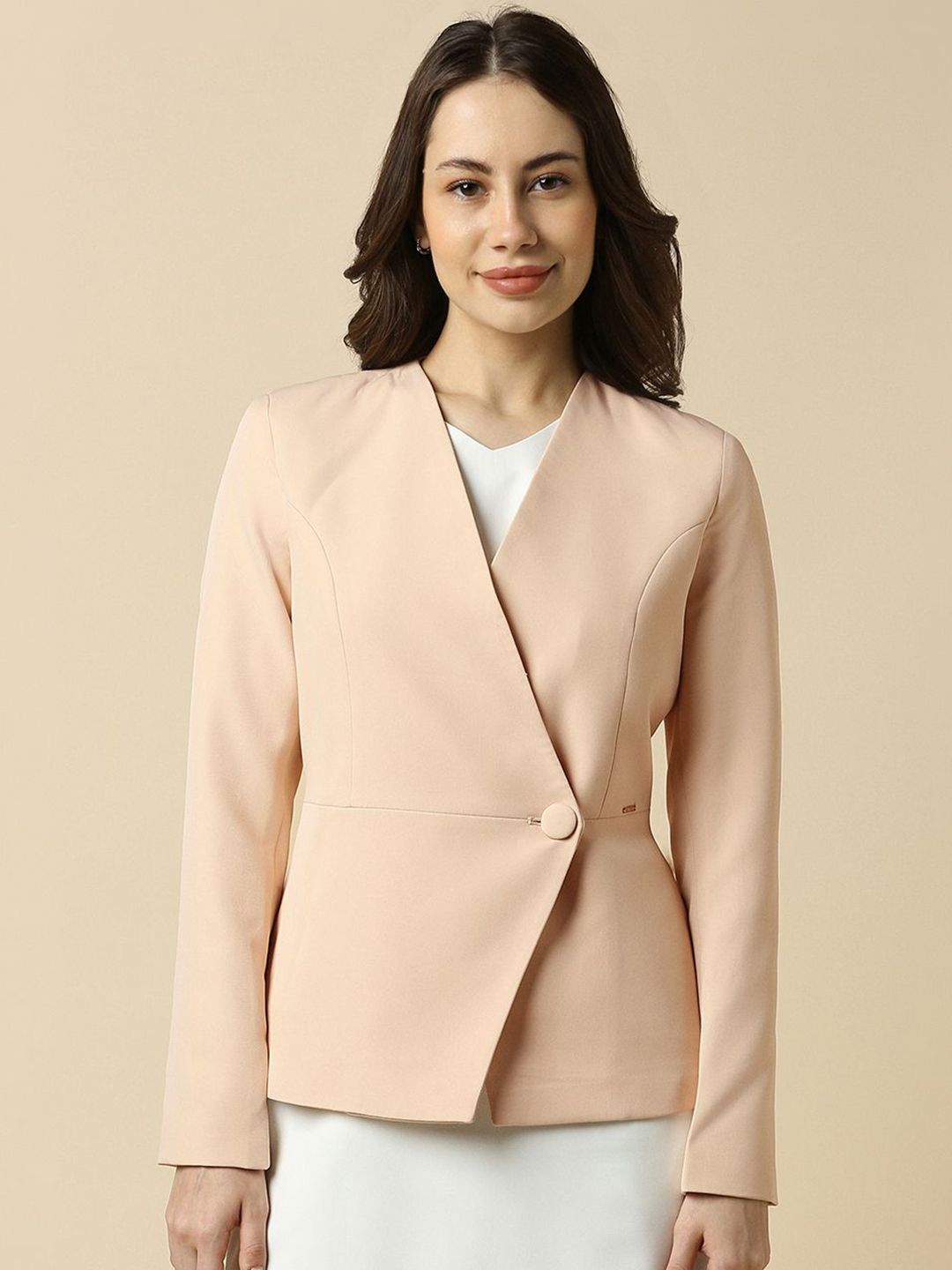 Allen Solly Woman Regular-Fit Single Breasted Blazer