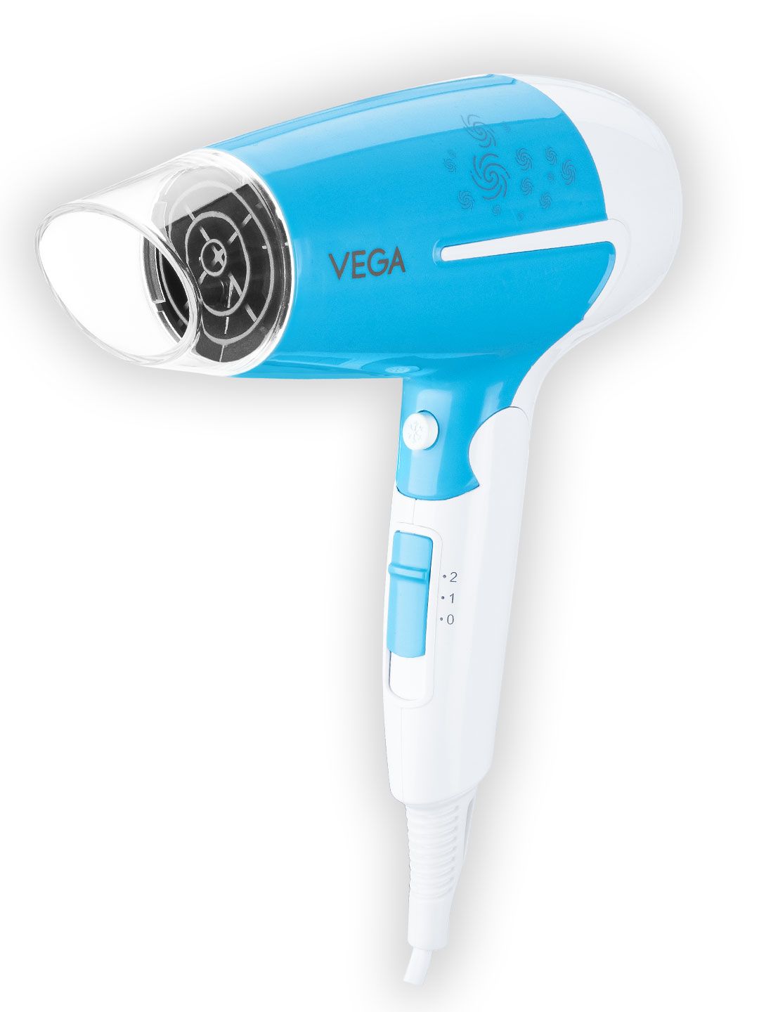 Buy VEGA VHDH-32 U Style 1600W Foldable Hair Dryer - Blue & White