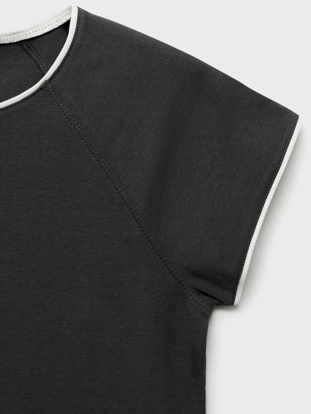 Raglan Sleeves Crop T-shirt