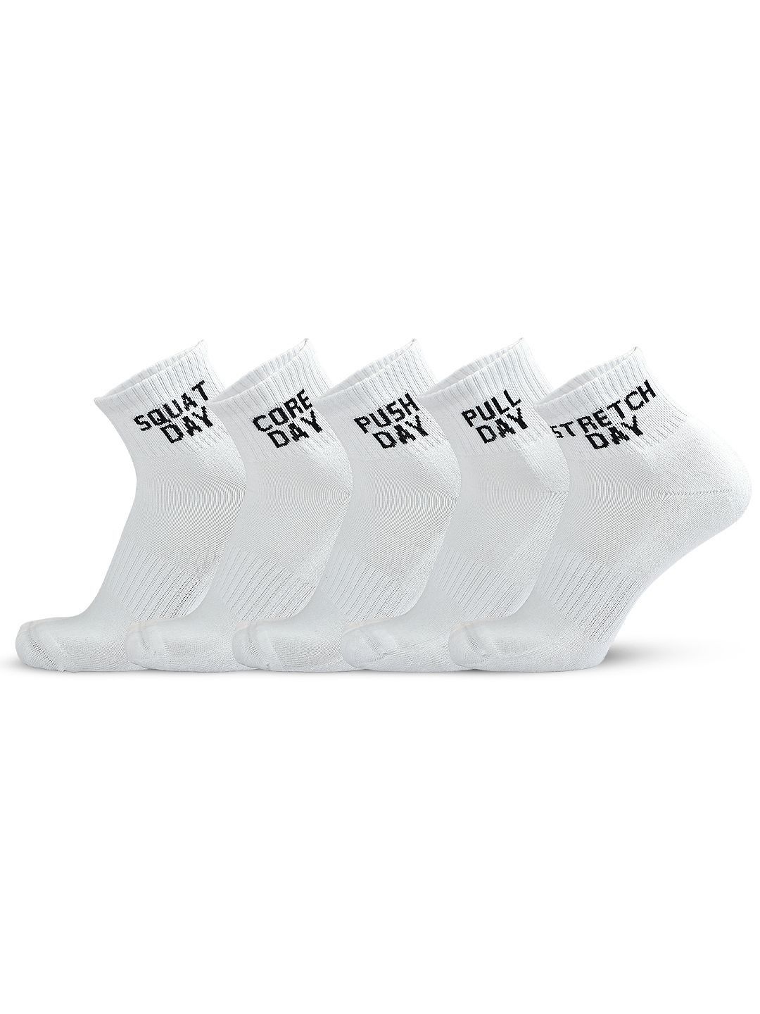 The Sock Street Men Pack Of 5 Ankle-Length Socks